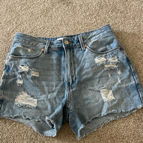 Just Black Denim cutoff jeans, distressed. - Picture 1 of 5